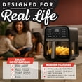 thumbnail image 4 of 7-Quart Digital Air Fryer with Glass Basket and 12-One Touch Cooking Presets, 4 of 10