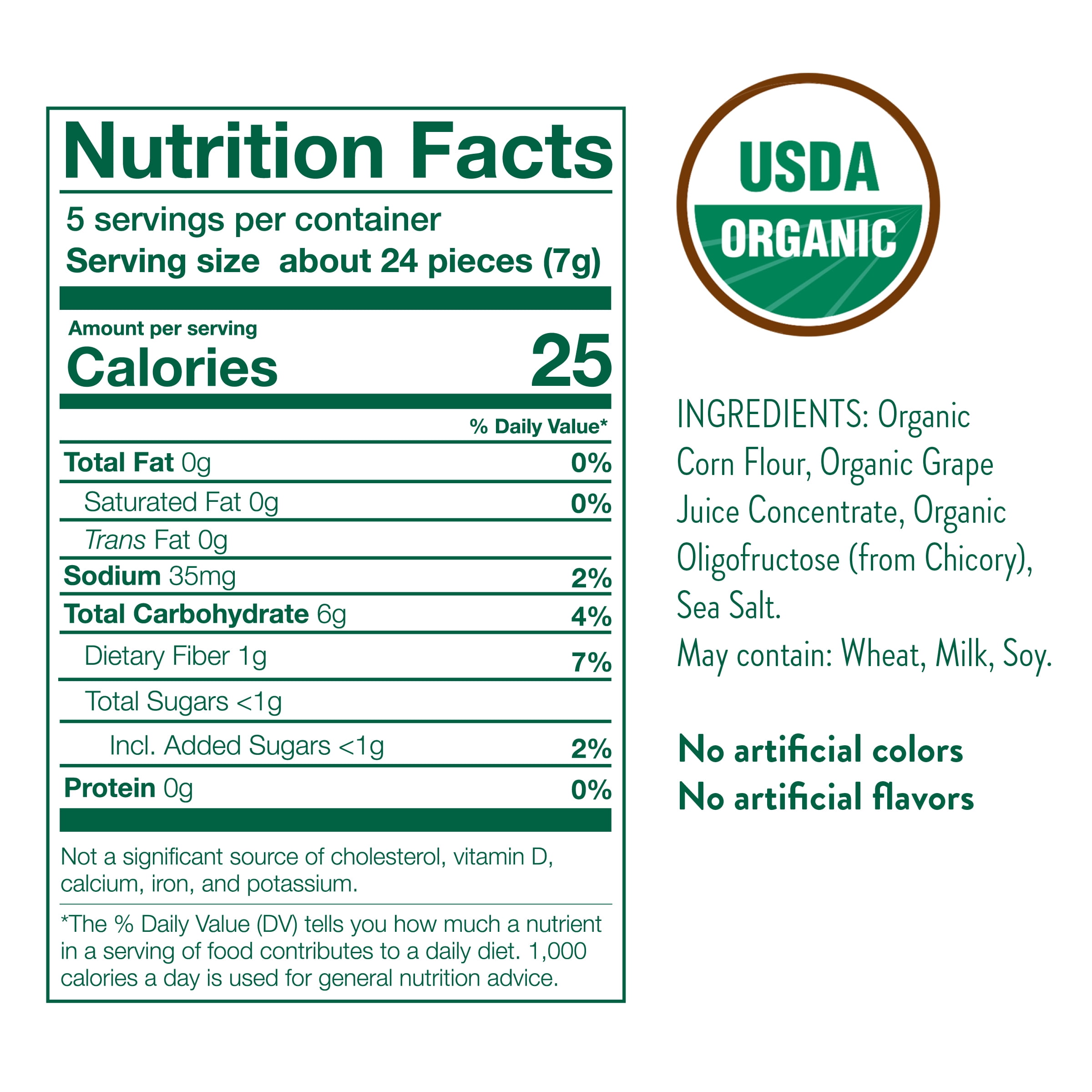 (4 pack) Little Bellies Organic Sweet & Salty Softcorn 1.25 oz