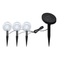 thumbnail image 2 of vidaXL Garden Light Set of 3 Cool White Plastic Small Solar, 2 of 7
