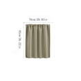 thumbnail image 3 of Color Cafe Curtains, Ready Made Short Drape for Kitchen Window, Light Filtering Room Divider Curtain for Coffee Bar, Basement & Bathroom Privacy, 1Pack Mint Green, 3 of 5