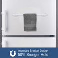 thumbnail image 3 of Kenney 7/16" Multi-Use Adjustable Petite Cafe Magnetic Rod, 16-28", White, 3 of 5