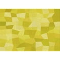 thumbnail image 1 of Ahgly Company Machine Washable Indoor Rectangle Transitional Banana Yellow Area Rugs, 7' x 10', 1 of 1