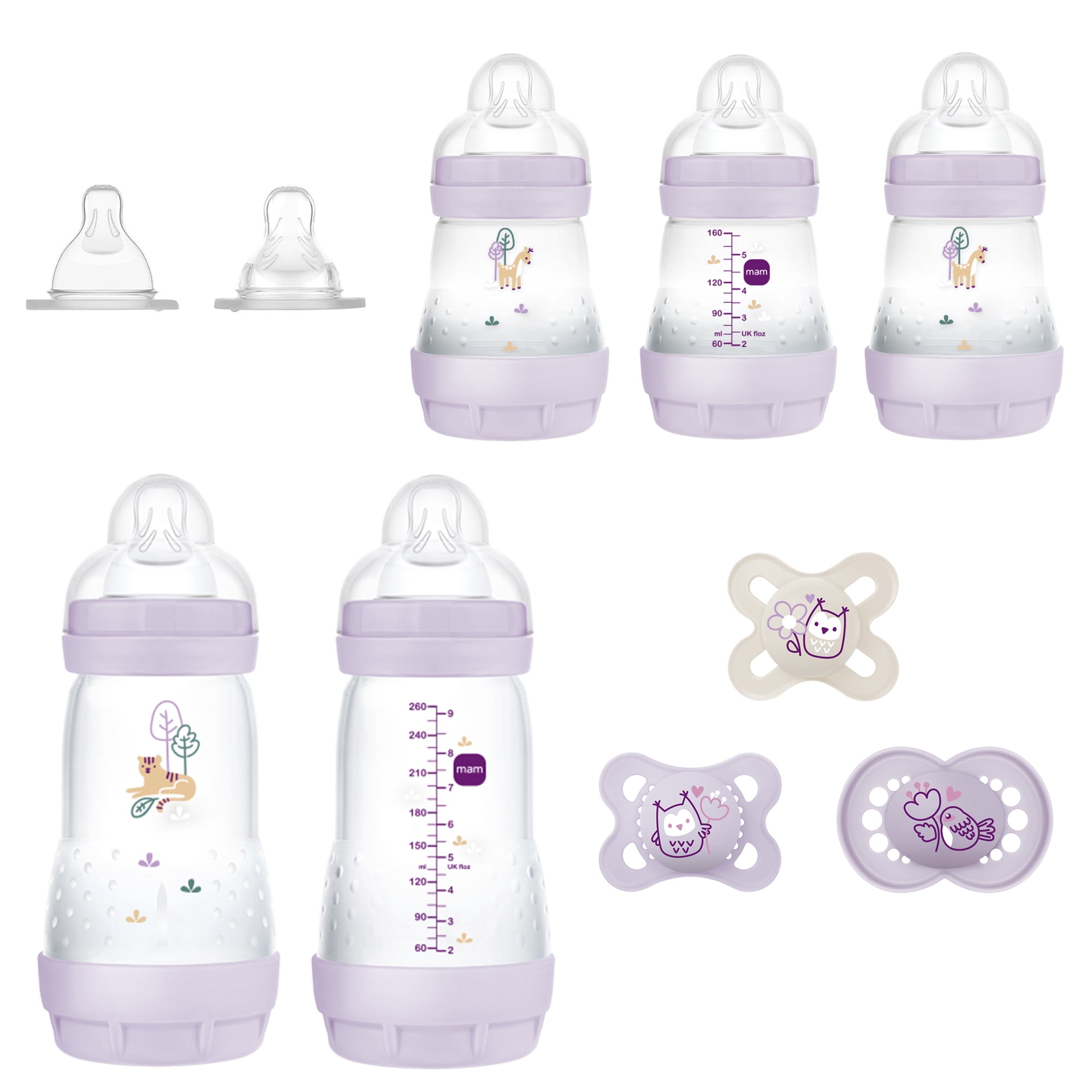 MAM Baby Essentials Bottle & Pacifier Gift Set 10 Piece
