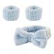thumbnail image 3 of 6xWristband Spa Diegar Banda para el cabello de tela suave de tela suave para la cabeza de diadema de maquillaje para maquillaje para el cuidado 2 piezas, 3 of 8