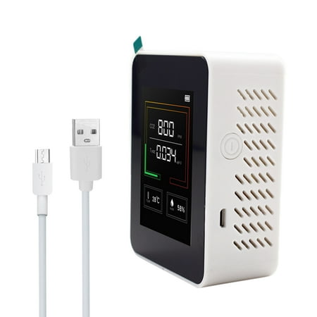 

JUNTEX Carbon Dioxide CO2 Monitor TVOC Temperature Humidity CO2 Concentration Meter