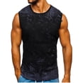 thumbnail image 1 of Txlixc Ropa deportiva de verano para hombres, chaleco o - neck sin mangas, blanco / rojo / negro Txlixc moda, 1 of 4