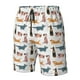 thumbnail image 4 of Fotbe Dogs Pug Trajes de Baño Estampados para Hombre, Shorts de Verano de Secado Rápido, Ropa de Playa, Bañadores-Large, 4 of 6