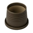 thumbnail image 4 of Better Homes & Gardens 7" x 7" x 5" Round Brown Ceramic Sabrina Plant Planter, 4 of 8