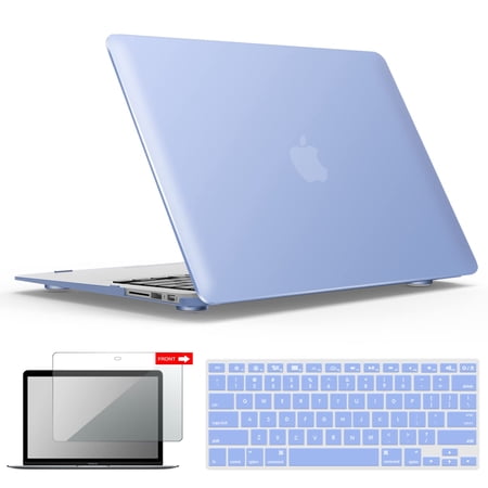 IBENZER Old Version (2010-2017 Release) MacBook Air 13 Inch Case (Models: A1466 / A1369)  Plastic Hard Shell Case with Keyboard Cover & Screen Protector for Apple Mac Air 13  SerenityBlue  W-A13-SRL+2 price history on PriceWatchPro