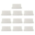 thumbnail image 1 of Advancent Construcción de poliformaldehído de plástico, 10 Uds., para mayor durabilidad, listones de pesos inferiores ciegos verticales Tratamientos de ventanas, 1 of 6