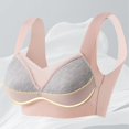 thumbnail image 5 of WCJM Up To 50% Off Bra With Removable Cups Nylon,Spandex Bra Pink,Xxxl, 5 of 5