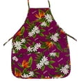 thumbnail image 2 of Hawaiian Chef Aprons, Hawaii Flower and Hula Girls Apron (Purple), 2 of 2
