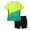 S61 Green, variant on Tfken Boys Swimwear For Summer 2 Piece Short Sleeve Hawaii Print Crew Neck Tops With Trunks Set Beach Swimsuit Comfortable Bathing Suit Black Size 13-14 Years