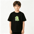 thumbnail image 2 of Cute Baby Dino Birthday Cake Boys Graphic Tee, Kawaii Party 100% Cotton Kids Short Sleeve T-Shirt 4-13Y, 2 of 5