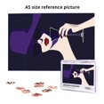 thumbnail image 6 of 1000 PCS Mysterious Drinking Woman Puzzles For Adults 1000 Pieces,Unique Artwork For Adults,Stress Relieving Pleasure,Puzzles Suitable For Entertaining With Family During Holidays,Fun Wooden Puzzle, 6 of 6