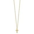 thumbnail image 3 of 10k Tri-Color Black Hills Gold Cross Necklace, 3 of 5