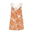 thumbnail image 5 of YUGYXL Womens Summer Dresses Spaghetti Strap Sleeveless Backless Cami Dress Boho Beach Hawaiian Tiered Ruffled Mini Sundress XL, 5 of 5