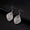 Steel color, variant on Irregular Spiral Swirl Drop Earrings Women Stainless Steel Earring Trend Jewelry