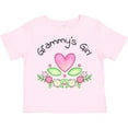 thumbnail image 3 of Inktastic Grammy's Girl- Heart Flowers Girls Toddler T-Shirt, 3 of 5