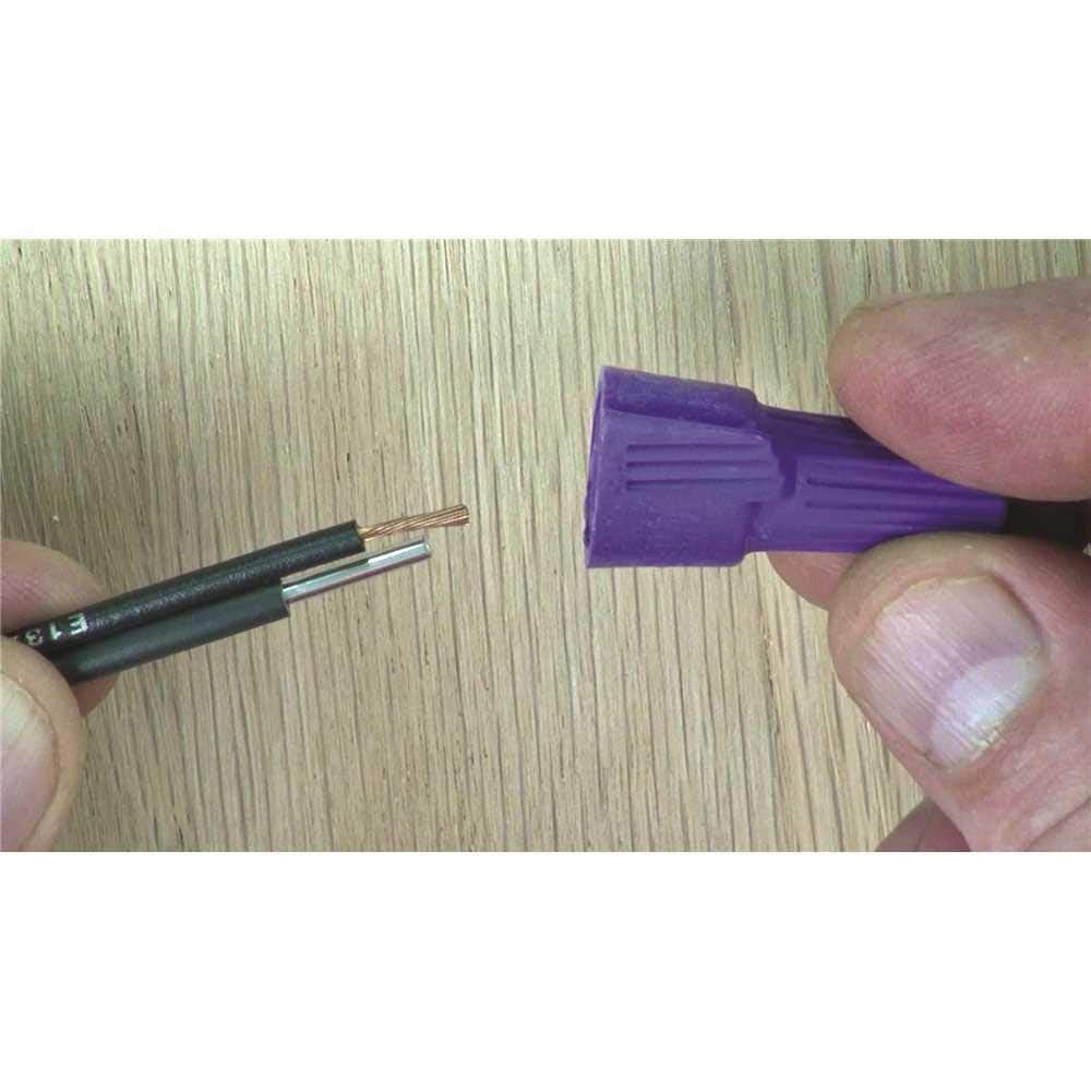 Ideal Twister Al/Cu Wire Connector, 65 - Purple, 10 Per Pack