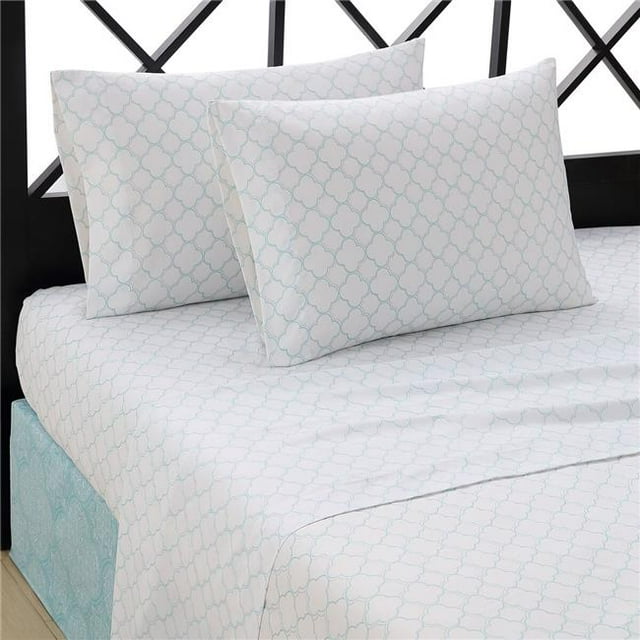 Ellison First Asia 16801703SS-MUL Silverton Ultra Soft Sheet Set&44; Bleu - Grand Size&44; 4 Pièces