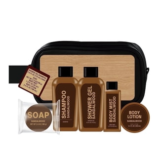 Bath & Body Works Mahogany Teakwood 4 Piece Men's Gift Bag Set