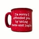 thumbnail image 4 of Taza de café divertida, taza de cerámica con calabazas, hojas y otoño, taza de café de 15 oz, taza de cerámica, taza única con mensaje sarcástico para mujeres., 4 of 4