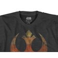 thumbnail image 4 of Star Wars Men's Distressed Rebel Alliance Starbird Symbol Graphic Print Adult T-Shirt, 4 of 7