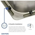thumbnail image 5 of Elkay D115161 Dayton Top Mount 15 in. x 15 in. Single Bowl Bar Sink (Stainless Steel), 5 of 7
