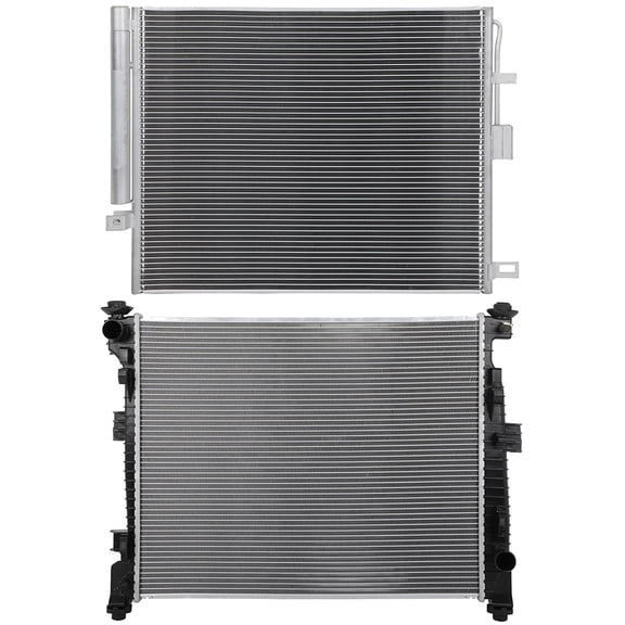 cciyu Aluminum Radiator Replacement 2016-2020 for Dodge for Durango Plastic Radiator Auto Parts Complete radiator Radiator Engine Coolant Radiator Assembly Radiator