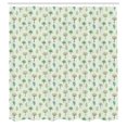 thumbnail image 2 of Ambesonne Woodland Shower Curtain, Floral Design Trees, 69"Wx70"L, Pastel Green Multicolor, 2 of 4