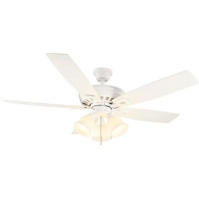  Home  Decorators  Collection  Gazelle 52 In Matte White 