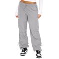 thumbnail image 2 of Pantalones Cargo De Paracaídas Pantalones cargo para mujer Cordón Y2K Pantalones para mujer Joggers Monos (Gris XS) Cgtredaw Para estrenar, 2 of 6