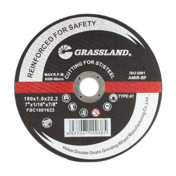 Cutting Disc, Stainless Steel Freehand Cut-off wheel - 7" x 1/16" x 7/8" - T41 - (5 PACK)