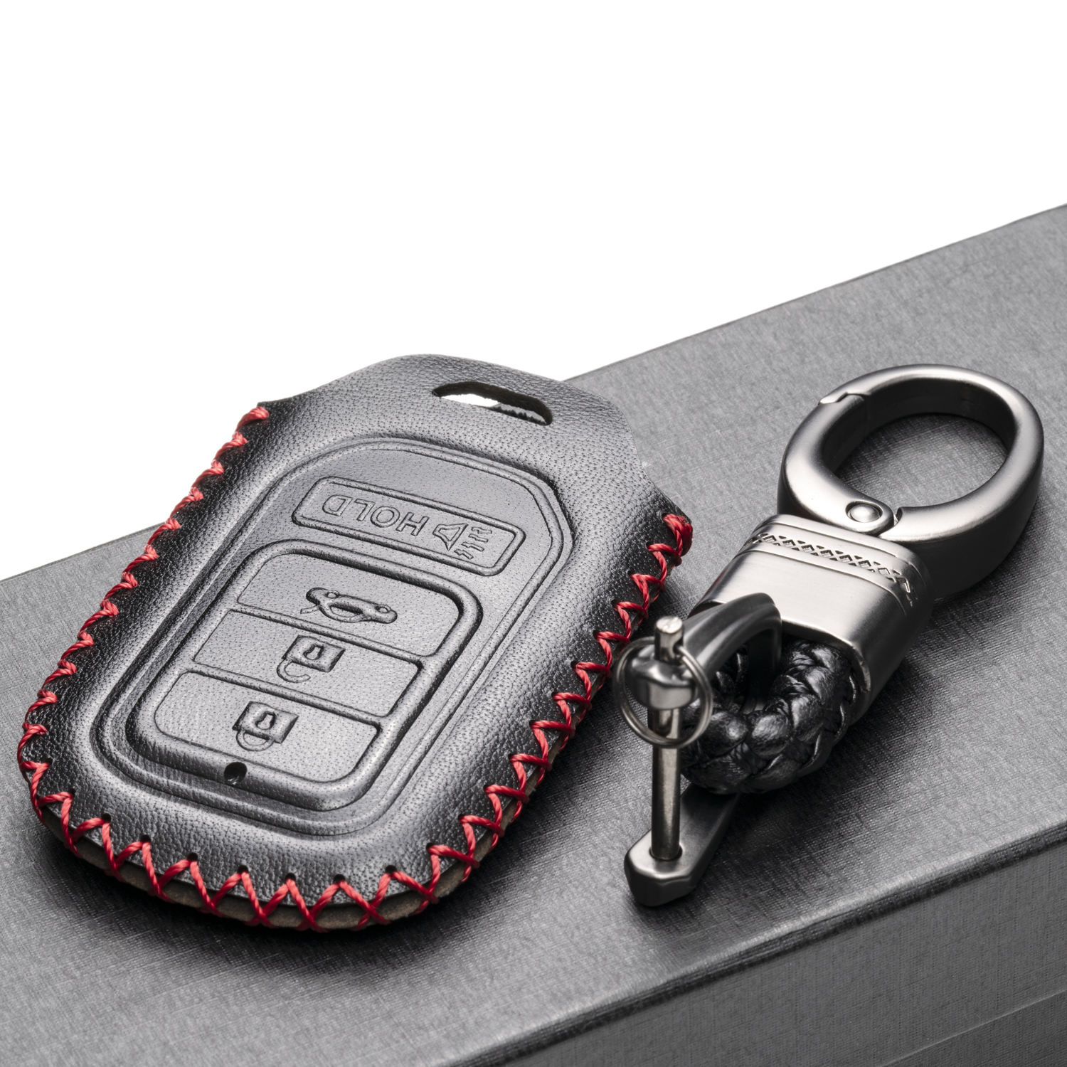 Protect Your Ride: Vitodeco Leather Key Fob Case For Honda Odyssey (6 Buttons)