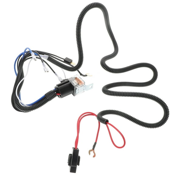 LABRIMP 1 Set Car Horn Wiring Harness Kit for UTV Horn Kit with Clear Sound Function 178.00X2.80X2.50CM