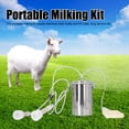 thumbnail image 4 of Manual Milking Machine Cow Hand Vacuum Pump Portable Milking Kit 2L Effort Saving Cow Milking Machine for Home Milk Plant Farm, 4 of 9