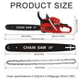 thumbnail image 4 of YNCE 58cc Gas Chainsaw, 20-Inch Professional Chainsaw with 2-Cycle Engine & Anti-Vibration System, Quick Start Technology for Tree Cutting, Firewood, Logging, 4 of 10