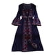 thumbnail image 1 of Vestido de mujer, informal, maxi, bohemio, de algodón, estilo urbano, vestido de verano, vestido de playa para Azul oscuro, 1 of 9