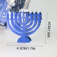 thumbnail image 4 of SRUILUO Halloween Decorations Horror Hanukkah Nine Candlestick LED String Candlelight Festival Decorative Lantern Battery, 4 of 6