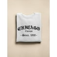 thumbnail image 3 of Gothic Style Chicago Sweatshirt Women -Image by Shutterstock, Female 5X-Large, 3 of 4
