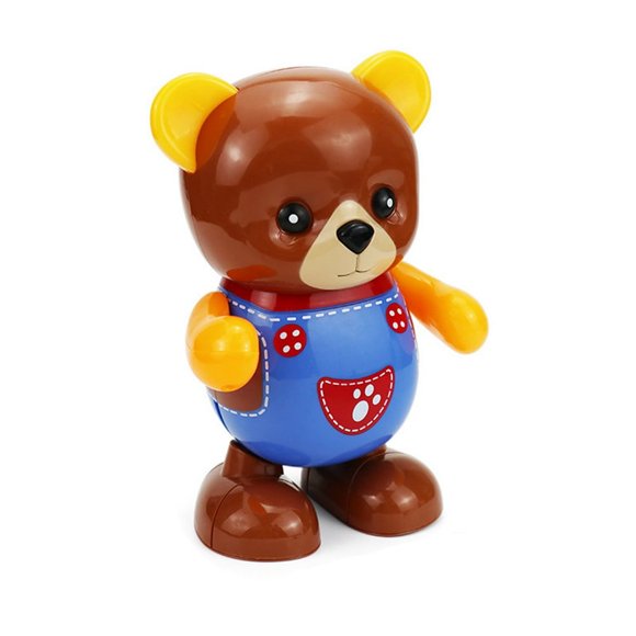 DEBGFS Kids Toy Intellectual Development Musical Interesting Dancing Baby Bear Toy with Music And LED Light