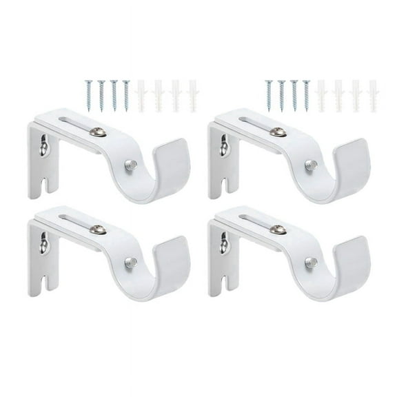4pcs Adjustable Metal Roman Rod Brackets Curtain Accessories Universal Curtain Rod y6365