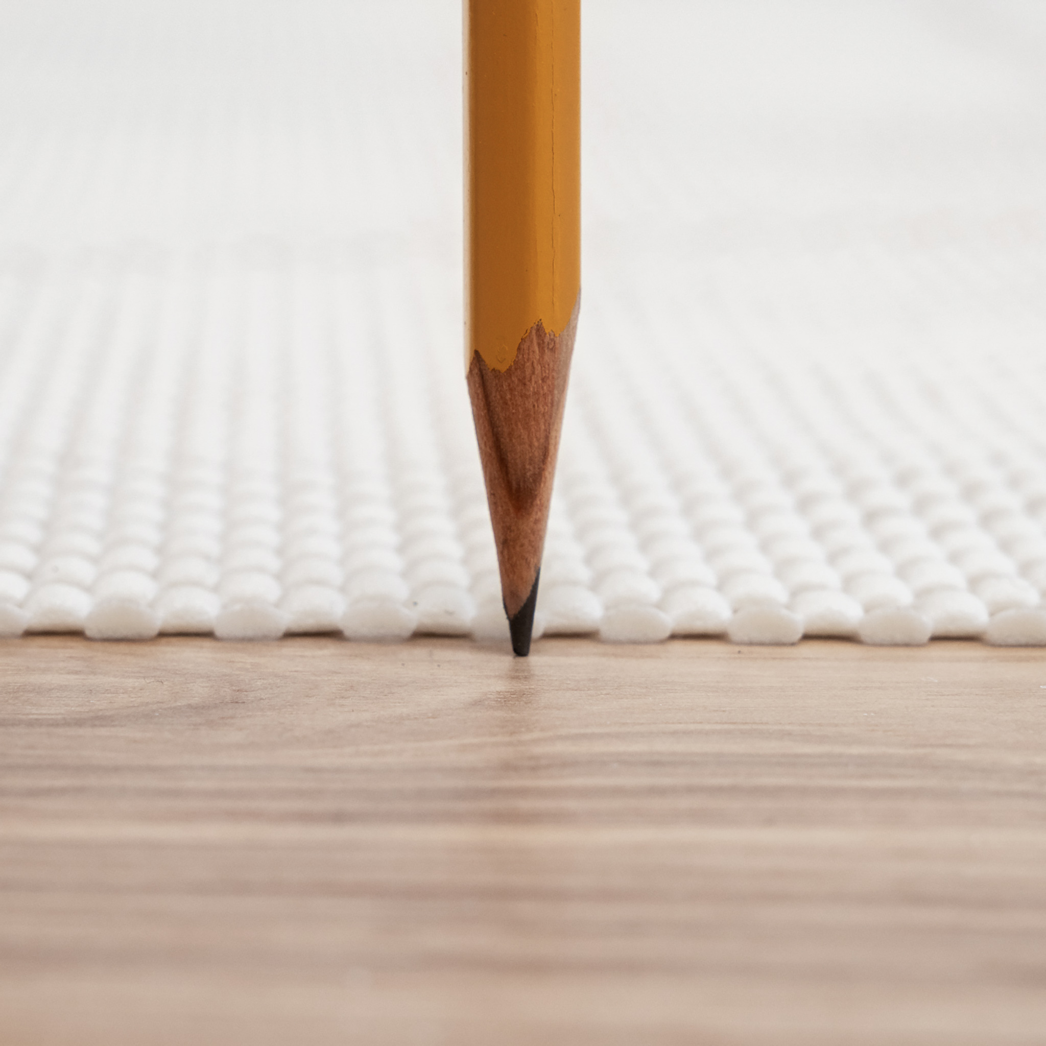 Bliss Rugs PVC Area Rug Gripper Thick Non-Slip Rug Pad for Area Rugs Hardwood Floors , 2'x3'