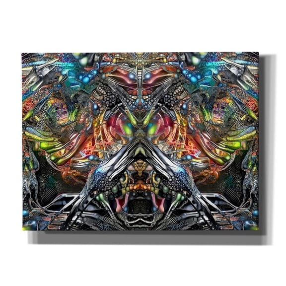 Epic Graffiti 'Offender' by Pedro Gavidia, Canvas Wall Art, 16"x12"