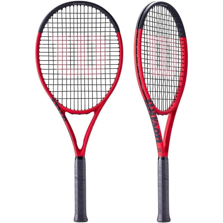 Wilson Clash v2.0 100 Tennis Racquet, Red, 4.5 Wilson Clash v2.0 100 Tennis Racquet, Red, 4.5
