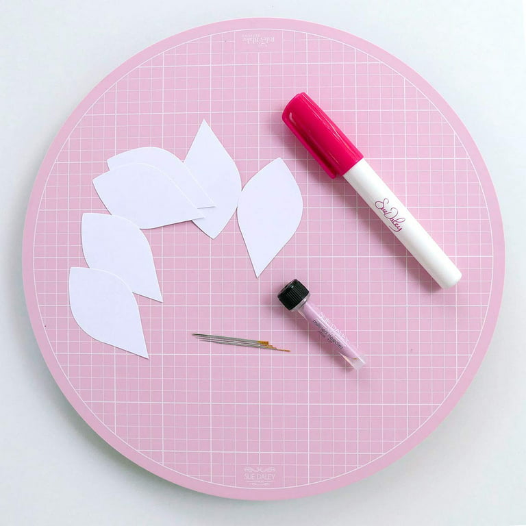 Sue Daley Designs Pink 10 Rotating Cutting Mat EPP English Paper Piecing Sewing
