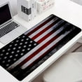 thumbnail image 2 of Personalized American Flag Mouse Mat: Non-Slip Rubber Carpet Pad for Computer, Keyboard & Gaming Accessories, 2 of 11