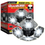 Bell+Howell QuadBurst Garage Light 192 LED, Multi-Directional 4 Panels Lights for Indoor and Outdoor 5500 Lumens