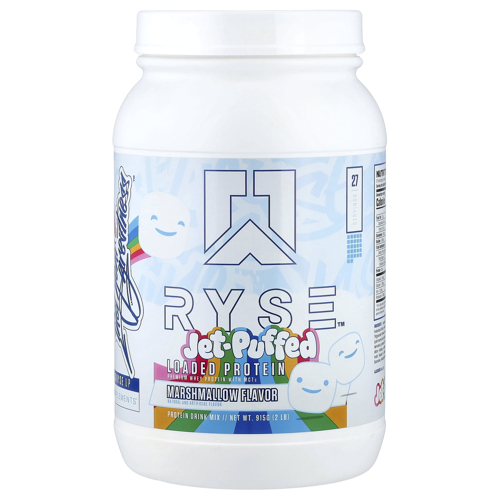 RYSE Loaded Protein Powder - Jet-Puffed Marshmallow - 27 Servings